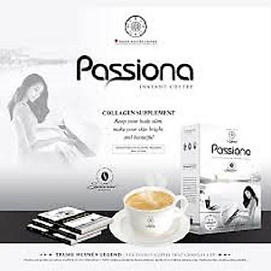 Combo 2 Hộp Cà Phê Sữa Hòa Tan Passiona Trung Nguyên Legend – Hộp 14 Gói 16gr  – Cà Phê Dành Cho Phái Đẹp, Ít Caffeine, Bổ Sung Collagen