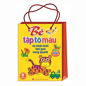 Bé tập tô màu và nhận biết thế giới xung quanh (túi 6C)