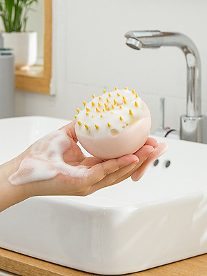 Lược gội đầu silicone - Massage da đầu, giảm ngứa, giảm gàu tăng cường tuần hoàn máu giảm gãy rụng tóc