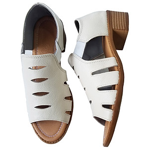 Giày Cao Gót Nữ Da Bò Thật BIGGBEN Cao 4 Phân GCG15