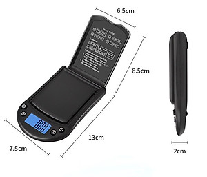CÂN ĐIỆN TỬ TIỂU LY POCKET 200G/ 0.01G, CÓ ĐƠN VỊ CÂN VÀNG