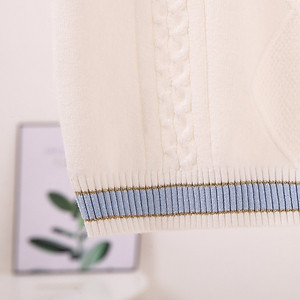 Áo len gile cho bé gái cổ tim 3-8 tuổi hàng WERZTOUN đanh sợi không bai xù điệu đà đáng yêu