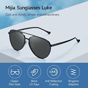 Xiaomi Kính Mát  Luke Chống Tia UV400 Chống Tia UV Cho Nam Nữ