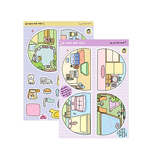 Bộ Tranh Tương Tác Cô Tiên Xanh - Nuôi Mèo