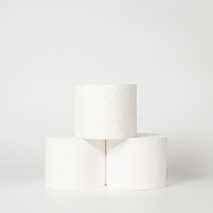 Giấy vệ sinh giấy cuộn cao cấp Ecotissue 3 lớp lốc 10 cuộn có lõi/không lõi cao cấp mềm dai tự nhiên