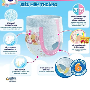 Tã Quần Cao Cấp Moony Nhật Bản Bé Gái XL38 (38 Miếng)