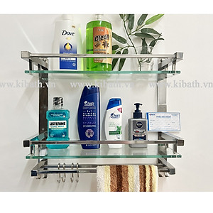 Kệ Kibath 2 Tầng Phòng Tắm Tiện Lợi