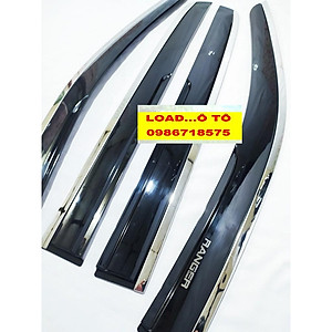 Vè Che Mưa Xe Xe Ford Ranger 2023-2016 Mẫu Chỉ Inox Cao Cấp Nhất Thị Trương, Có Trang Bị Sẵn Keo Dán 3M