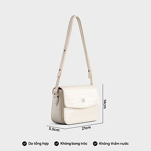 Túi Yuumy ( Thời trang nữ nắp gập khóa nam châm size 21 - Túi đeo chéo da Seasand YN175 )