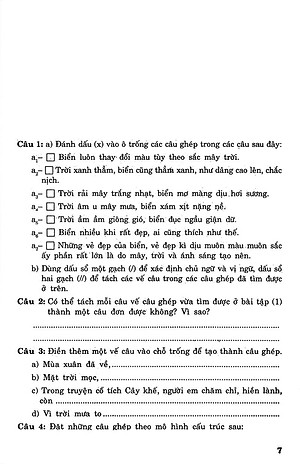 Sách Câu Hỏi Và Bài Tập Trắc Nghiệm Tiếng Việt Lớp 5 Tập 2