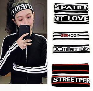 Băng đô nam nữ bản to thời trang Kpop, TBS thấm hút mồ hôi, băng đô thể thao mẫu mới TB09