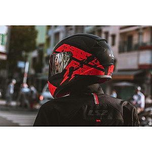 MŨ BẢO HIỂM FULLFACE LS2 FF353 RAPID GRAPHIC - GARA20