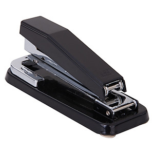 Dập Ghim Xoay Chiều 25 Trang Deli, Xám, Đen, Xanh Dương - 1 Cái E0414