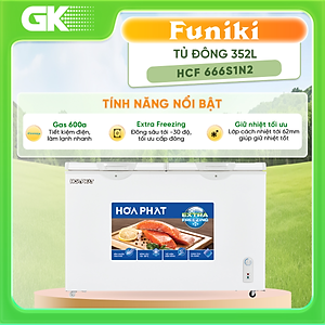Tủ đông Hòa Phát HCF 666S1N2 352 lít - Hàng Chính Hãng