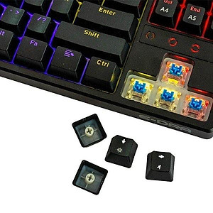 Bàn phím cơ chơi game có dây E-Dra EK3287 - Led Rainbow - E-dra Switch - Hàng chính hãng