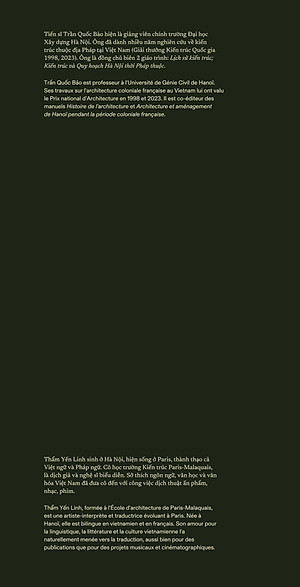 Kiến Trúc Hà Nội - Trần Quốc Bảo (Song Ngữ Việt - Pháp - Bìa Vải - Sách Màu)