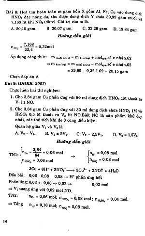 Các Dạng Điển Hình Và Phương Pháp Giải Nhanh Bài Tập Trắc Nghiệm Hóa Học 12