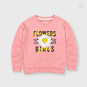Bộ bé gái BIGFOX - MISS MEOW thu đông size đại, bộ dài tay cho bé phong cách Hàn Quốc in hoa cúc Flowers Girls 11 - 51 kg