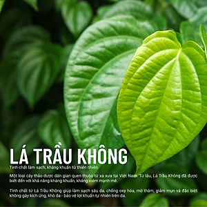 Xà Bông Tắm Thuần Chay Cao Cấp Lá Trầu Không Heebee's Sạch Khuẩn, Ngăn Ngừa Vi Khuẩn, Giảm Mụn Lưng, Giảm Sần 100G