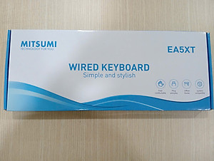 Bàn phím Mitsumi KFK-EA4XT Version 2021 - Hàng Chính Hãng