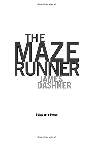 Sách The Maze Runner: Book One (Now A Major Motion Picture)