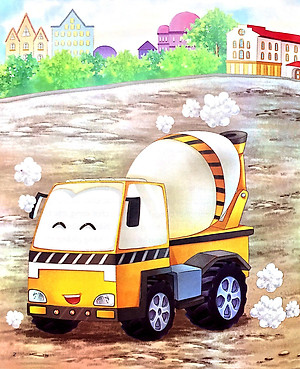 Sách Những Chiếc Xe Hiệp Sĩ: Xin Chào Xe Lu! (Tái Bản 2019)