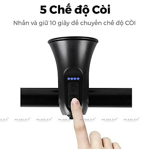 Còi Xe Đạp Âm Lượng Cao 120db HYD-074S có dây nhấn USB, Có Đèn cảnh báo, 5 Chế Độ Âm Thanh, Sạc điện USB Cho Xe Đạp MTB/ đường trường - Mai Lee