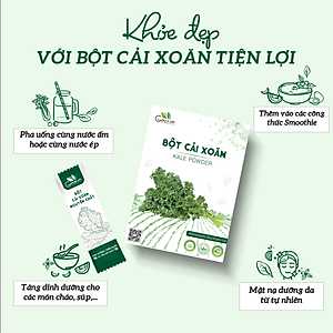 Bột cải xoăn Kale nguyên chất Goce - 60g (20 gói x 3g)