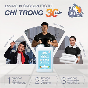 DD Xịt Khử Mùi Đa Năng ODOR ELIMINATOR - 1L - Chính Hãng Pháp