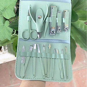 Bộ Bấm Móng Tay 16 Món Cao Cấp Nhỏ Gọn , Kìm Cắt Móng Tay Chân Làm Nail Kèm  Hộp Đựng Sang Trọng