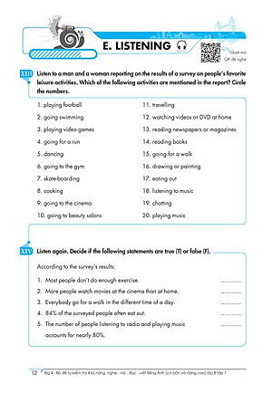 Sách Big 4 Bộ Đề Tự Kiểm Tra 4 Kỹ Năng Nghe - Nói - Đọc - Viết (Cơ Bản Và Nâng Cao) Tiếng Anh Lớp 8 Tập 1