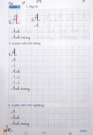 Vở Ô Ly Có Chữ Mẫu Luyện Viết Chữ Đẹp - Nét Thanh Nét Đậm, Chữ Viết Hoa - Tập 1 (Tái Bản)