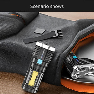 Đèn Pin Cầm Tay Siêu Sáng 4 Bóng Toma S03