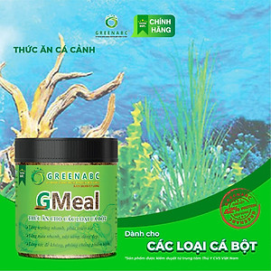 Thức ăn Cá Bột, Cá Thủy Sinh GREENABC - Protein 40 giúp tăng size, tăng màu - Hộp 200g