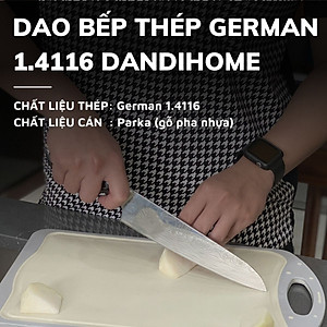 Dao nhà bếp thái đa năng DandiHome thép cao cấp