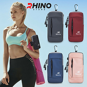 Túi đựng Điện Thoại tới 6.8 Inch Đeo tay chạy bộ, Tập thể dục Rhino B122 Kháng nước, có thể cắm tai nghe