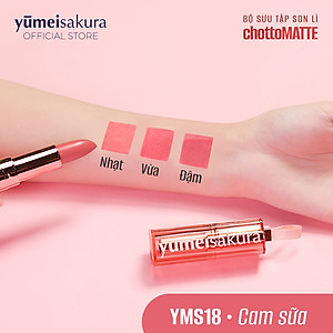 Son Thỏi Chotto Matte Yumeisakura Lì Mịn, Siêu Dưỡng, Chống Nắng Cho Môi Căng Mượt 3.5g