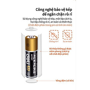 Pin kiềm Akaline AAA Deli - Vỉ 2 viên/ 4 viên - 18504/18505