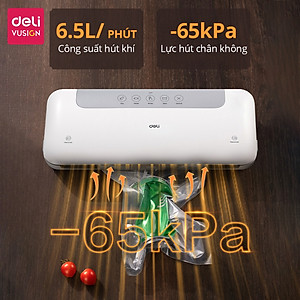 [TẶNG TÚI HÚT] Máy Hút Chân Không Thực Phẩm Không Kén Túi LM666 Công Suất Cao Tặng Kèm Ống Hút Thực Phẩm Tiện Lợi