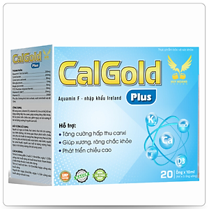 [TPBVSK] CALGOLD PLUS - Bổ sung canxi từ tảo biển đỏ (Nhãn vàng)