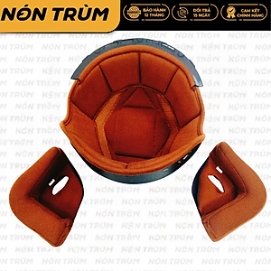 Lót nón bảo hiểm 3/4 Royal M139 gồm 1 lót và 2 ốp tai phiên bản mới