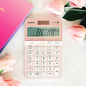 Máy Tính Để Bàn Casio JS-40B-PK - Hồng