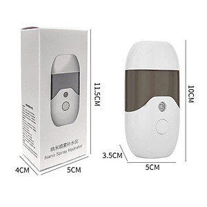 Máy Xông Làm Đẹp Da Mặt Máy xông hơi mặt Máy Xông Tinh Dầu Mặt Mũi Họng Mini Hàng Chính Hãng - Xông Hơi Thảo Dược Tại Nhà - An Toàn Hiệu Quả  (BẬT: BẤM NÚT 2 LẦN)