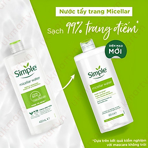 Combo Simple Làm Sạch Nước Tẩy Trang + Nước Hoa Hồng