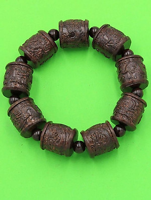 Vòng tay chuỗi hạt trụ rồng thần mộc