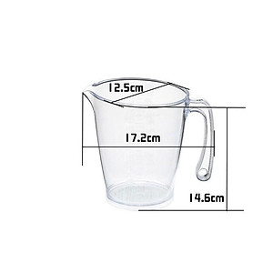 Ca đong chia vạch 1000ml nhựa cao cấp Xuất xứ tại Nhật Bản