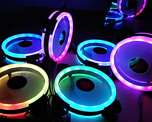 Quạt Tản Nhiệt Coolmoon V2 RGB - Hàng nhập khẩu