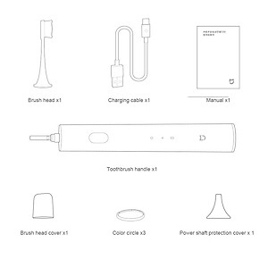 Bàn chải điện Xiaomi Mijia T300  - Hàng Nhập Khẩu