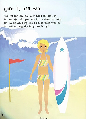 Sách Dán Hình Sáng Tạo Trang Phục Búp Bê - Các Môn Thể Thao