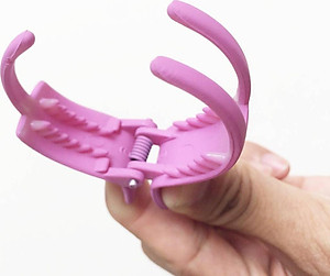 Combo 2 Kẹp tóc nữ càng cua 3 răng màu sắc (màu ngẫu nhiên)